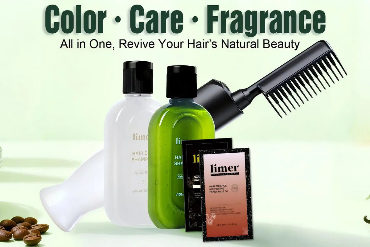 Limer Hair Dye Shampoo Review: PPD-Free Gray Hair Coverage at Home Limer-global