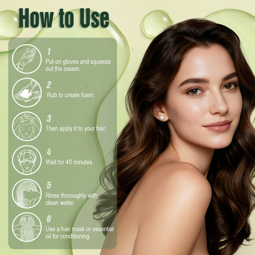 0% PPD 200ML Hair Dye Shampoo