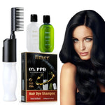 0% PPD Color Comb for Hair Dye - Natural Black Limer-global