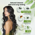 Travel-Size Multicolor Hair Dye Shampoo 6 in 1 (10 Packs) Limer-global