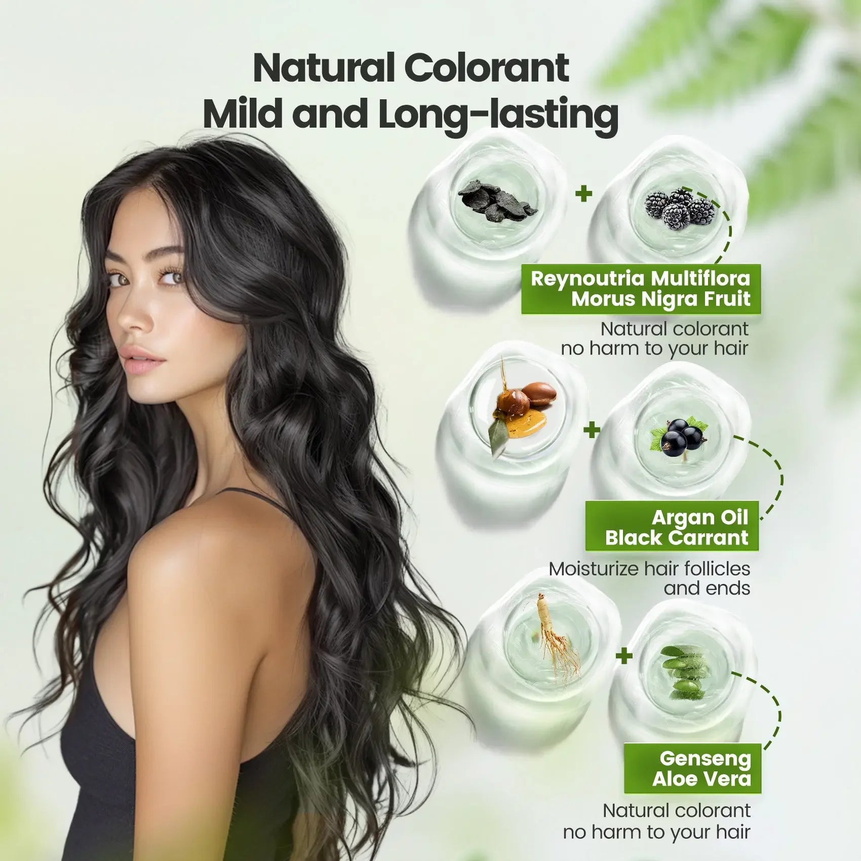 Travel-Size Multicolor Hair Dye Shampoo 6 in 1 (10 Packs) Limer-global