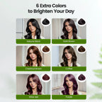 Travel-Size Multicolor Hair Dye Shampoo 6 in 1 (10 Packs) Limer-global