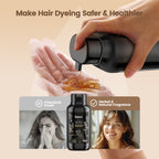 Clear-Water Rinse Hair Dye 460ML Multicolor Hair Dye Shampoo - Cover Gray Hair