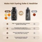 Clear-Water Rinse Hair Dye 460ML Multicolor Hair Dye Shampoo - Cover Gray Hair