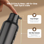 Clear-Water Rinse Hair Dye 460ML Multicolor Hair Dye Shampoo - Cover Gray Hair