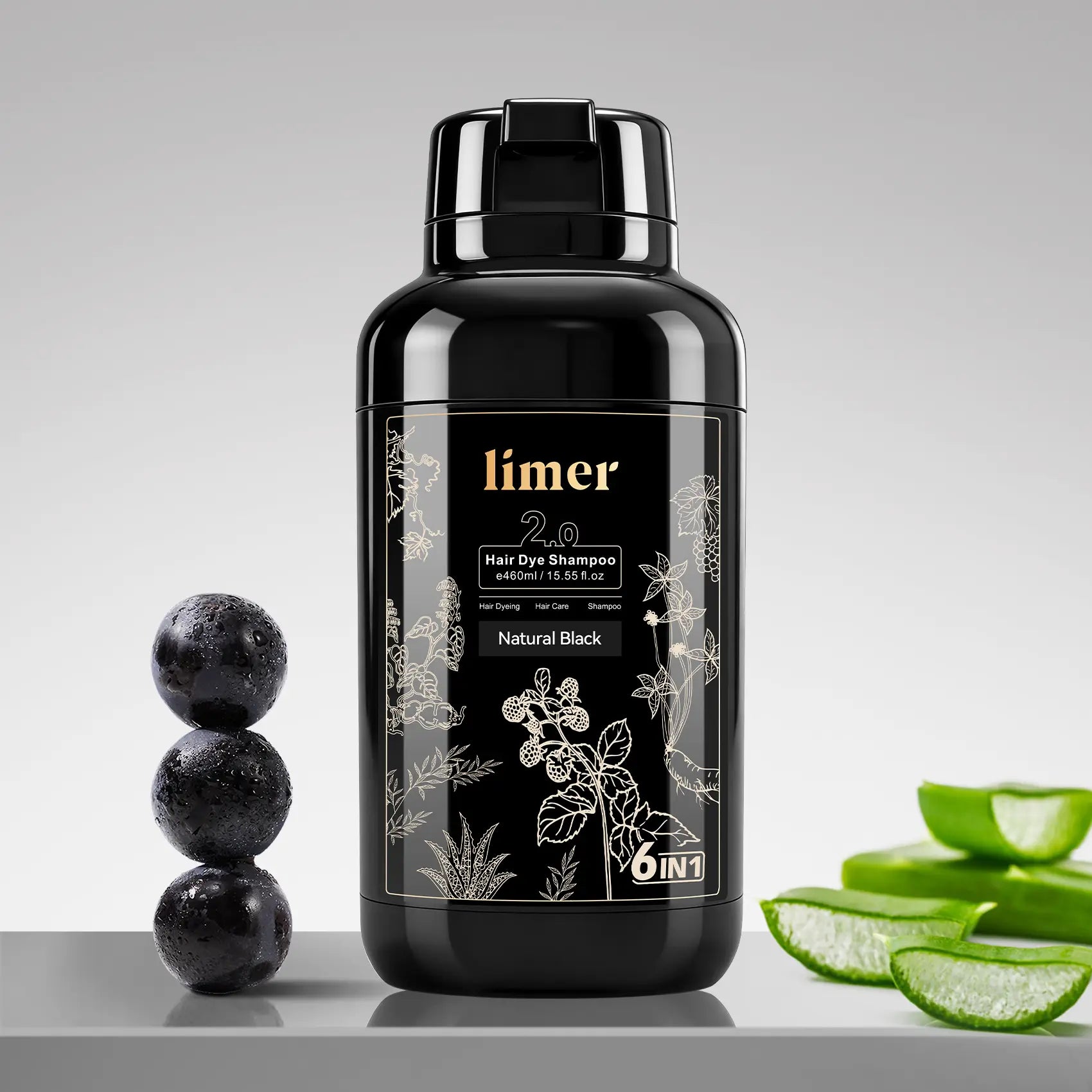 Champú para teñir el cabello castaño