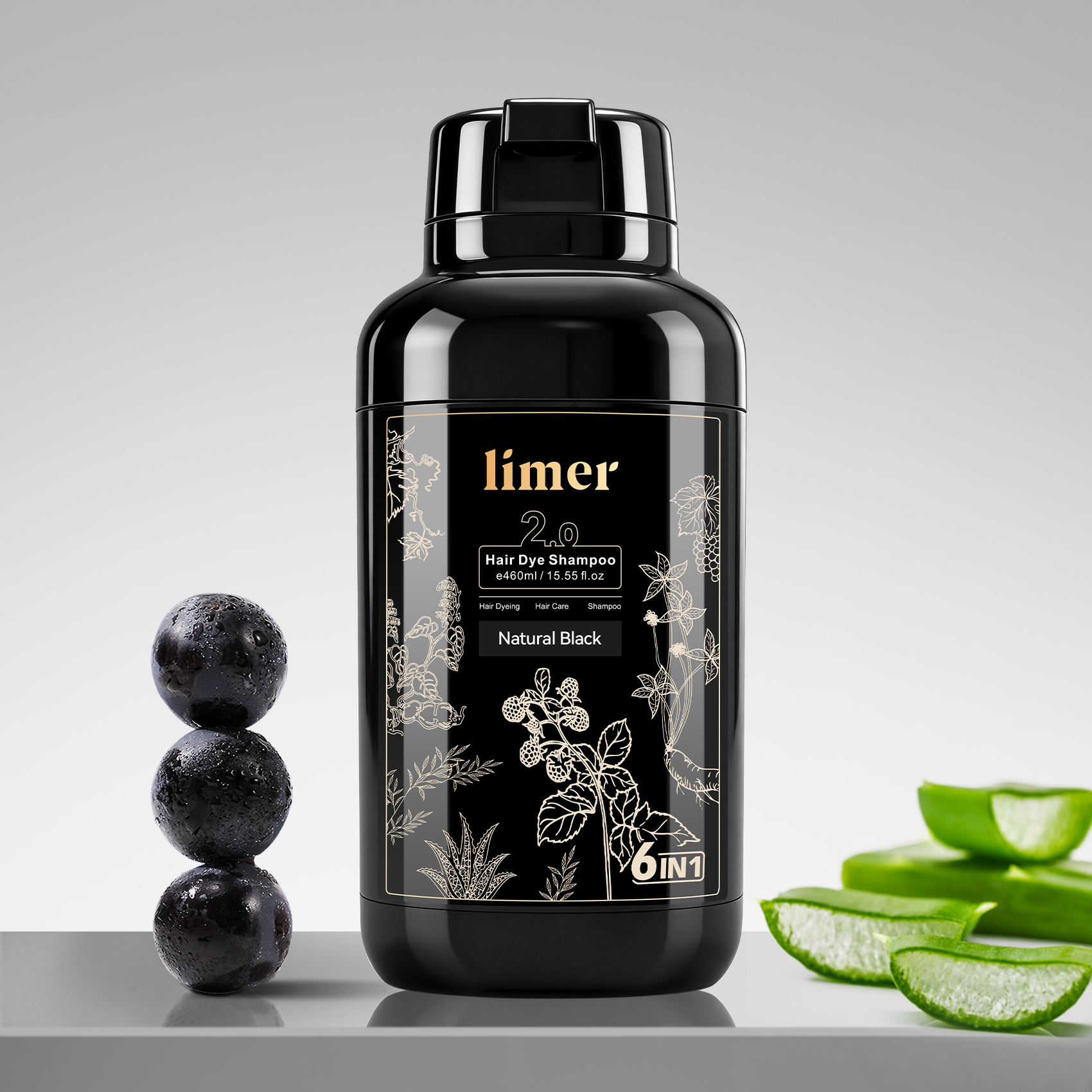 Champú para teñir el cabello castaño