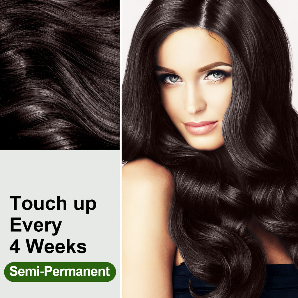 Clear-Water Rinse Hair Dye Shampoo - Dark Ash Brown