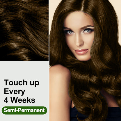 Pure Rinse Dye Hair Dye Shampoo - Deep Honey Brown