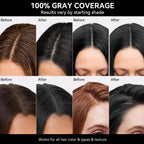 Clear-Water Rinse Hair Dye Shampoo - Deep Honey Brown