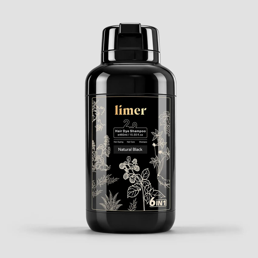 Clear-Water Rinse Hair Dye 460ML Multicolor Hair Dye Shampoo - Cover Gray Hair