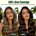 0% PPD Color Comb for Hair Dye-Dark Brown Limer-global