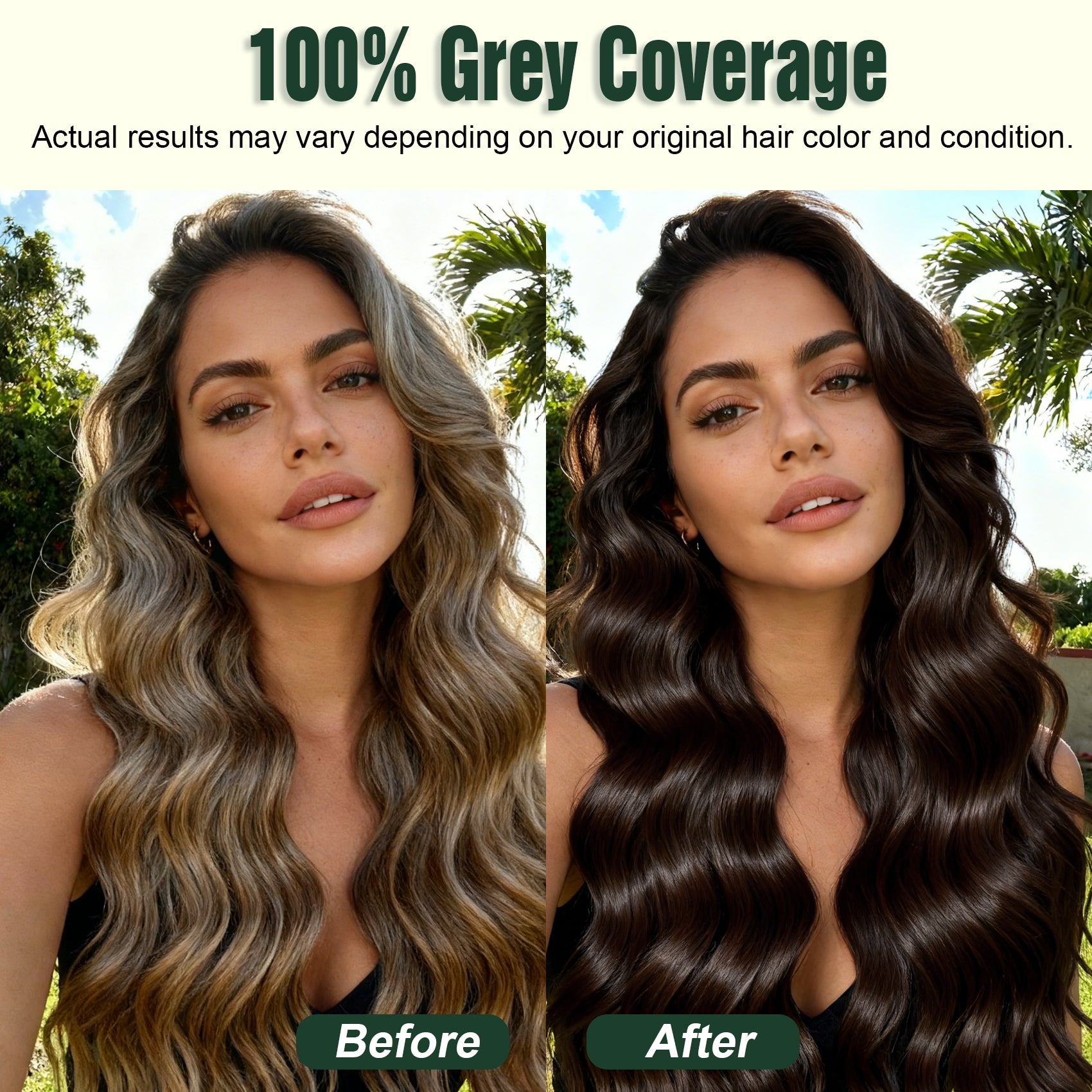 0% PPD Color Comb for Hair Dye - Natural Black