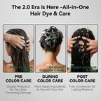 Clear-Water Rinse Hair Dye Shampoo - Deep Honey Brown