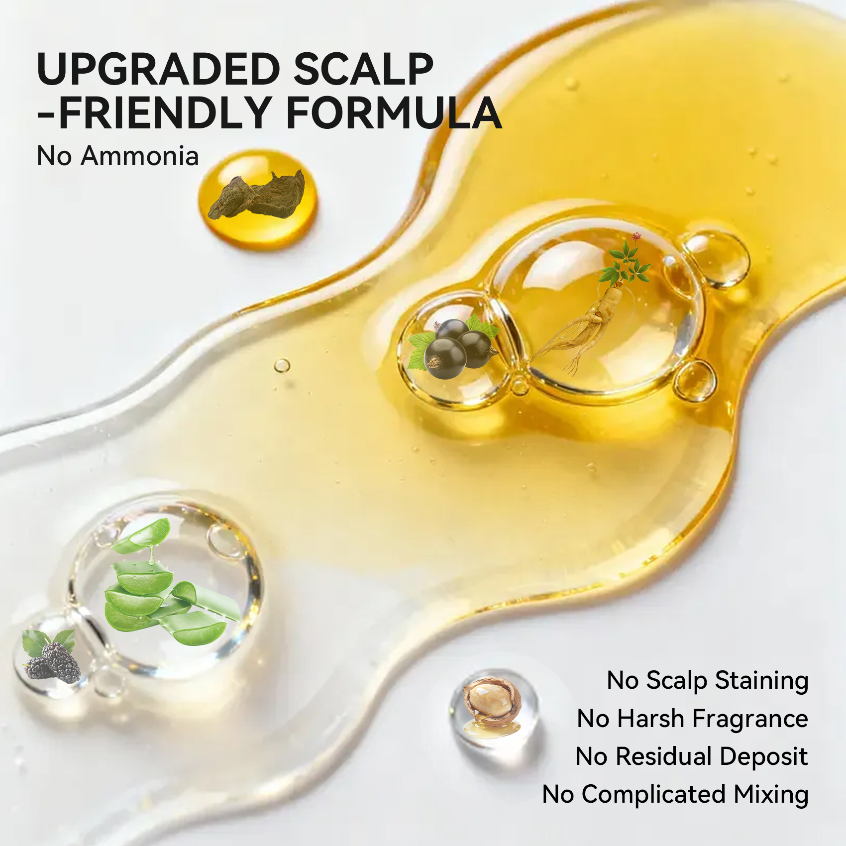 Champú para teñir el cabello castaño oscuro
