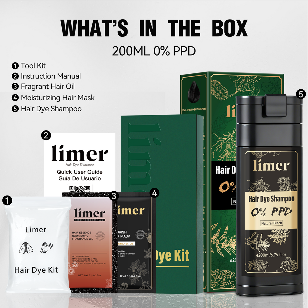 Clear-Water Rinse Hair Dye Shampoo - various colors