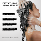 Clear-Water Rinse Hair Dye 460ML Multicolor Hair Dye Shampoo - Cover Gray Hair