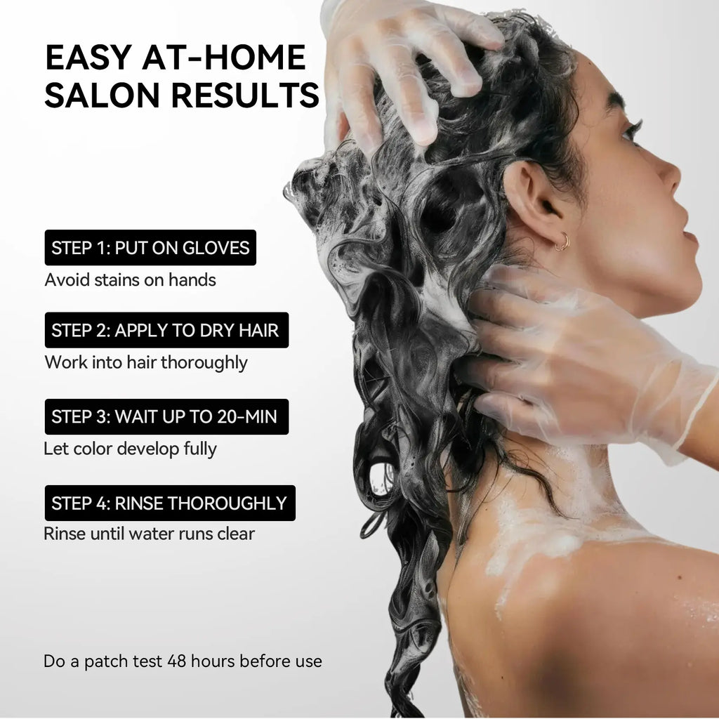 Clear-Water Rinse Hair Dye Shampoo - Chestnut Brown