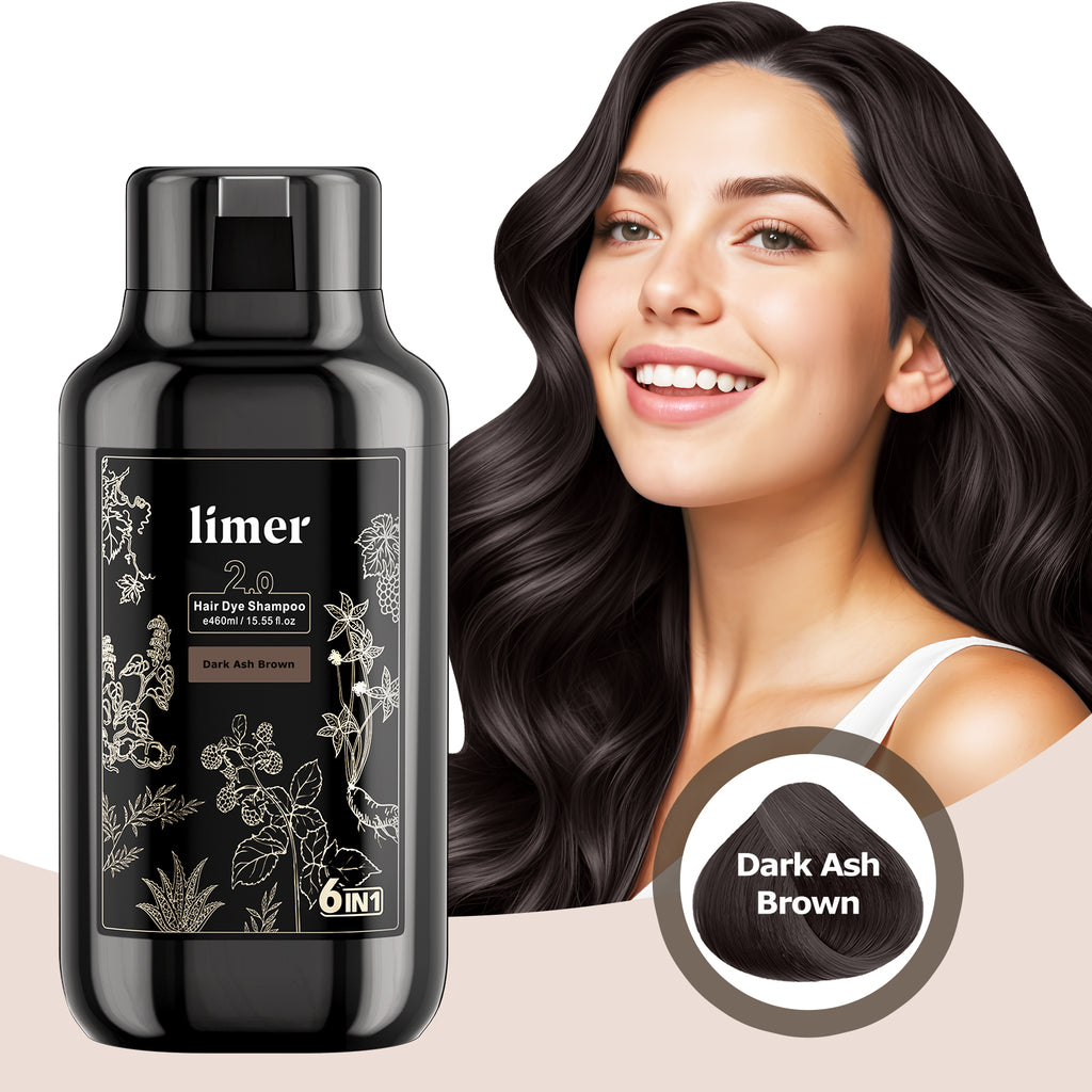 Clear-Water Rinse Hair Dye Shampoo - Dark Ash Brown